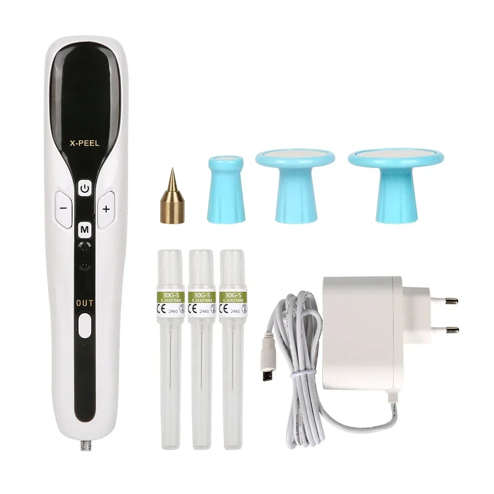Professionelle Plasma Stift 2IN1 Augenlid Lift Falten Entfernung Maschine Haut Hebe Maulwurf Entferner Schönheit Augen Pflege Werkzeug Image