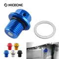 M14x1.5 Tappo di Scarico Olio Magnetico Bullone per Yamaha MT-09 YZF-R1 YZF R6 FZ-07 FZ-09 FJ-09 FZ1 Fazer MT-07 XSR900 YZF1000R Thunderace