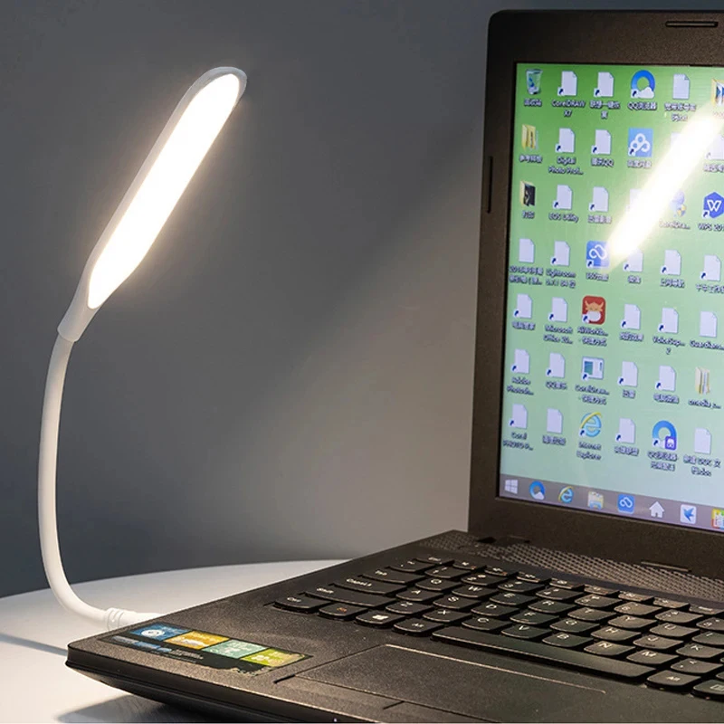 Tragbare Augenpflege LED Buch Licht Studenten Studie Leselampe Laptop Tastatur PC Beleuchtung Nachtlicht USB Stecker Schreibtisch Lampe
