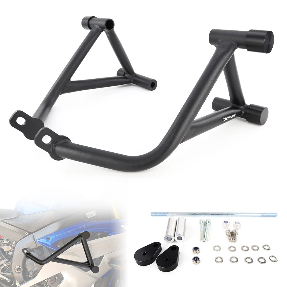 Für YAMAHA YZF R6 YZF-R6 YZFR6 2006-2016 Motorrad Stunt-Käfig Motorschutz Sturzbügel Stoßfänger Verkleidung Rahmenschutz Rennschienen Image