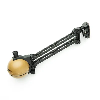 Sonar Depth Finder Mount with 3-Axis Dual-Rod Arm for Kayak Boat Water Bat Detection Fishing Accessory Bracket System