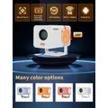 Proiettore DESS Proiettore Vido intelligente Android 13 180 ° Supporto rotante Auto Keystone Home Office Camping Teatro esterno portatile