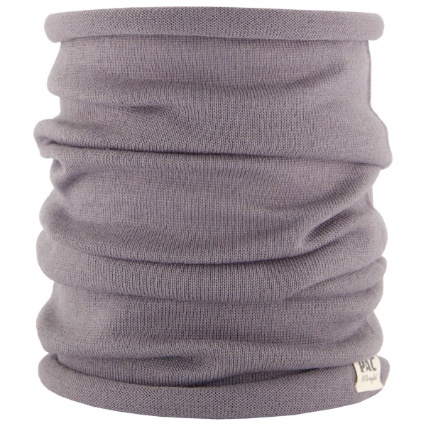 P.A.C. - Nature Merin 100% Recycled Merino Neckwarmer - Schlauchschal Gr One Size grau