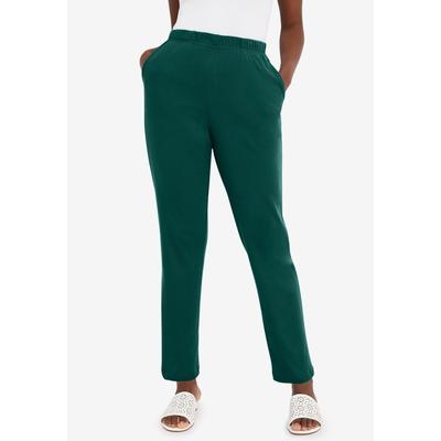 Plus Size Women's Soft Ease Pant by Jessica London in Emerald Green (Size 38/40)