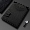 Per uomo Felpa Maglione A Coste Maglia Top Regolari Lavorato a maglia Slim Fit Semplice Girocollo Maglieria Contemporaneo Casuale Abbigliamento quotidiano Abbigliamento Autunno Cammello Vinaccia M L