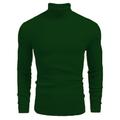 Per uomo Felpa Maglione A Coste Maglia Top Regolari Lavorato a maglia Slim Fit Semplice Dolcevita Maglieria Contemporaneo Casuale Abbigliamento quotidiano Abbigliamento Autunno Vinaccia Nero L XL 2XL