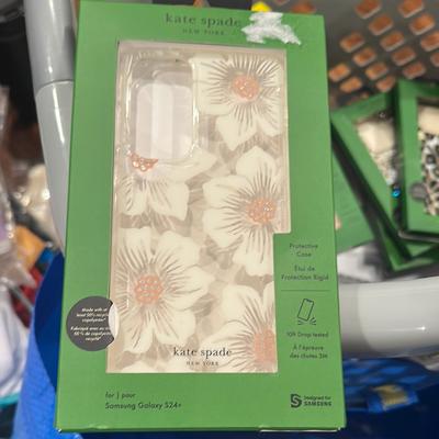 Kate Spade Accessories | Kate Spade Floral Protective Case For Samsung Galaxy S24+ - Cream | Color: Cream | Size: Os