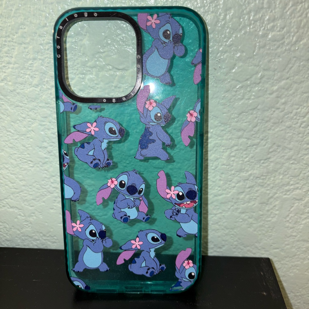 Disney Cell Phones & Accessories | Disney Stitch Teal Phone Case | Color: Green | Size: Os