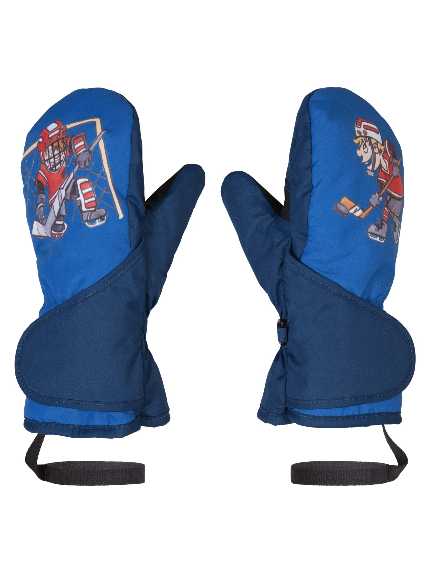 Fäustlinge ZIENER "LEMMI-Z glove mini", Kinder, Gr. 2, blau (estate blau), Obermaterial: 100% Polyester; Innenhand: 100% Polyester; Futter: 100% Polyester; Wattierung: 100% Polyester, Handschuhe Image