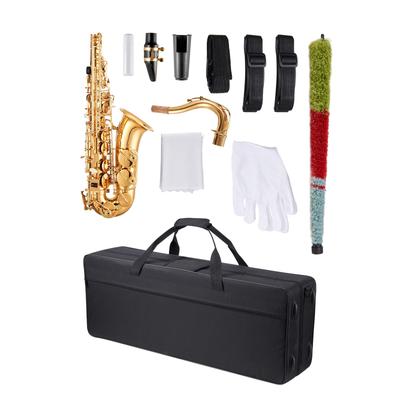 UIMOSO Tenor Saxophone, B Flat, Professional Brass Saxophone Beginner Kit with Carrying Case, Mouthpiece - B Flat