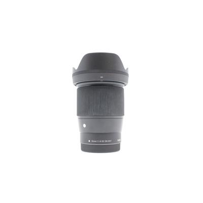 Used Sigma 16mm f/1.4 DC DN Contemporary - Canon Ef-M Fit