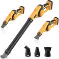 Cordless Leaf Blower Compatible with Dewalt 20V Max Battery (Battery not Included) Up to 200MPH Small Electric Leaf Blower 3 Speeds Mode Battery Powered Mini Leaf Blowers for Patio