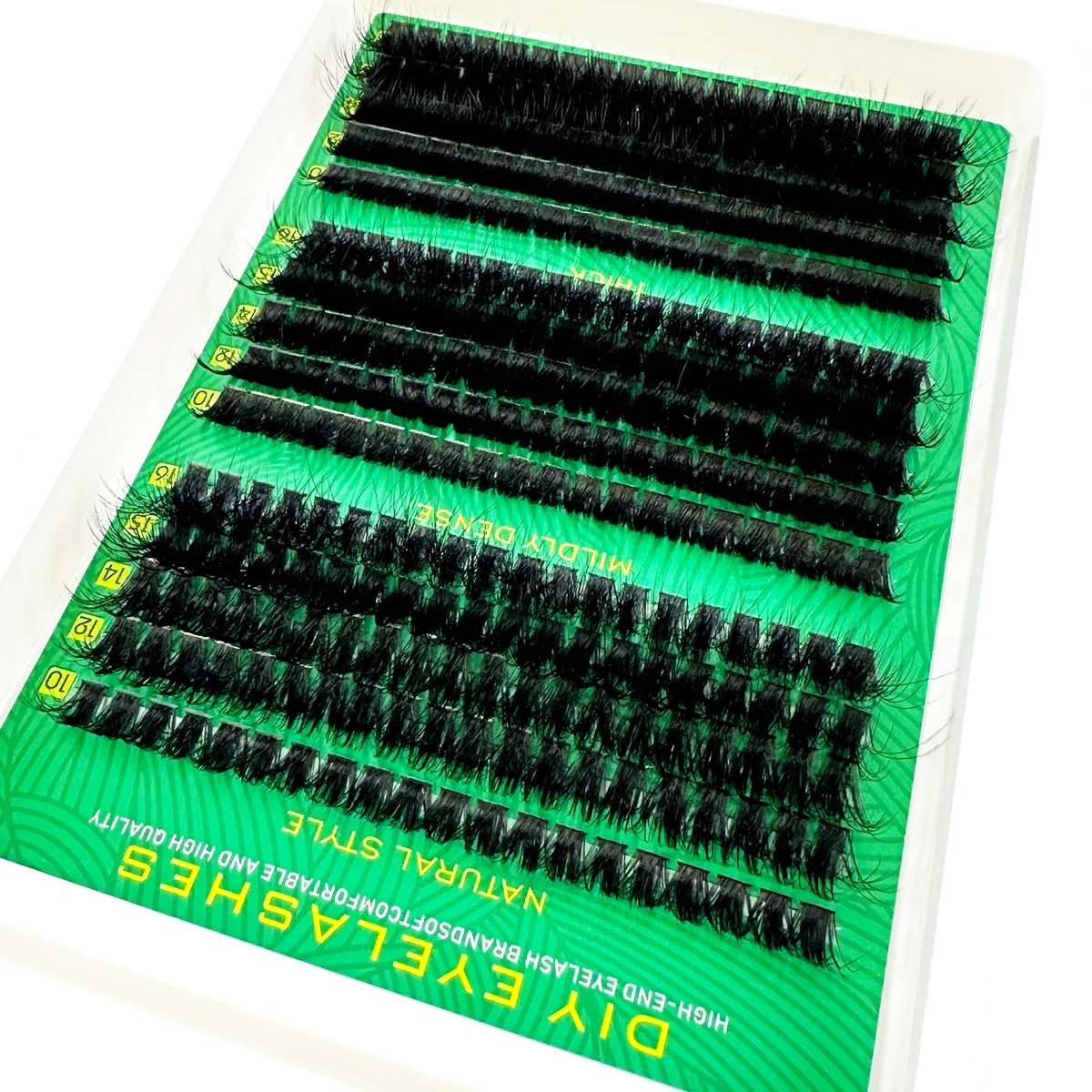 15 Reihen Bundles Wimpernverlängerung Natürliches Volumen 60/80D/100D Cluster Falsche Wimpern 5D Flauschige Einzelwimpern Make-up Cilios Image