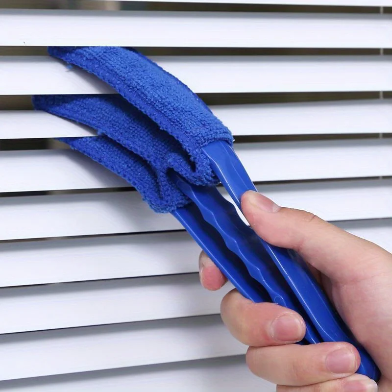1pc Household Cleaning Brush Dead Corner Crevice Cleaning Wipe, Reusable Window Blind Cleaner