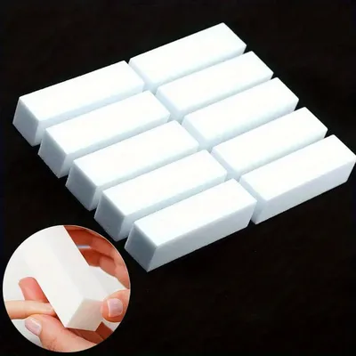 1/5Pcs/lot Nail Buffer Professional Nail File Polisher Block Manicure Pedicure Files Sanding Polishing Sponge