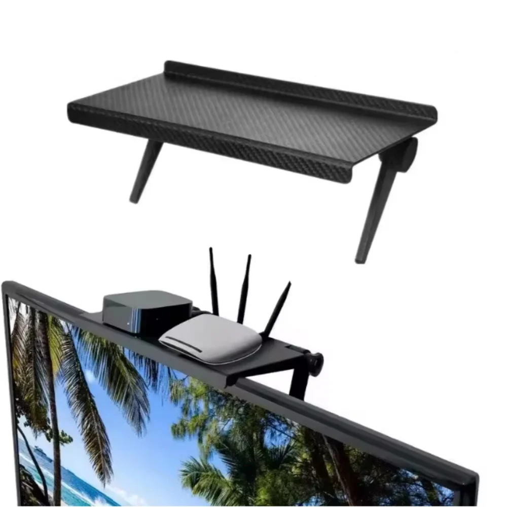 1PC Heißer Verkauf Computer und TV Bildschirm Lagerung Rack Wireless Router Set-top-Box Rack Keine Perforierte Lagerung halterung Göttliches Werkzeug