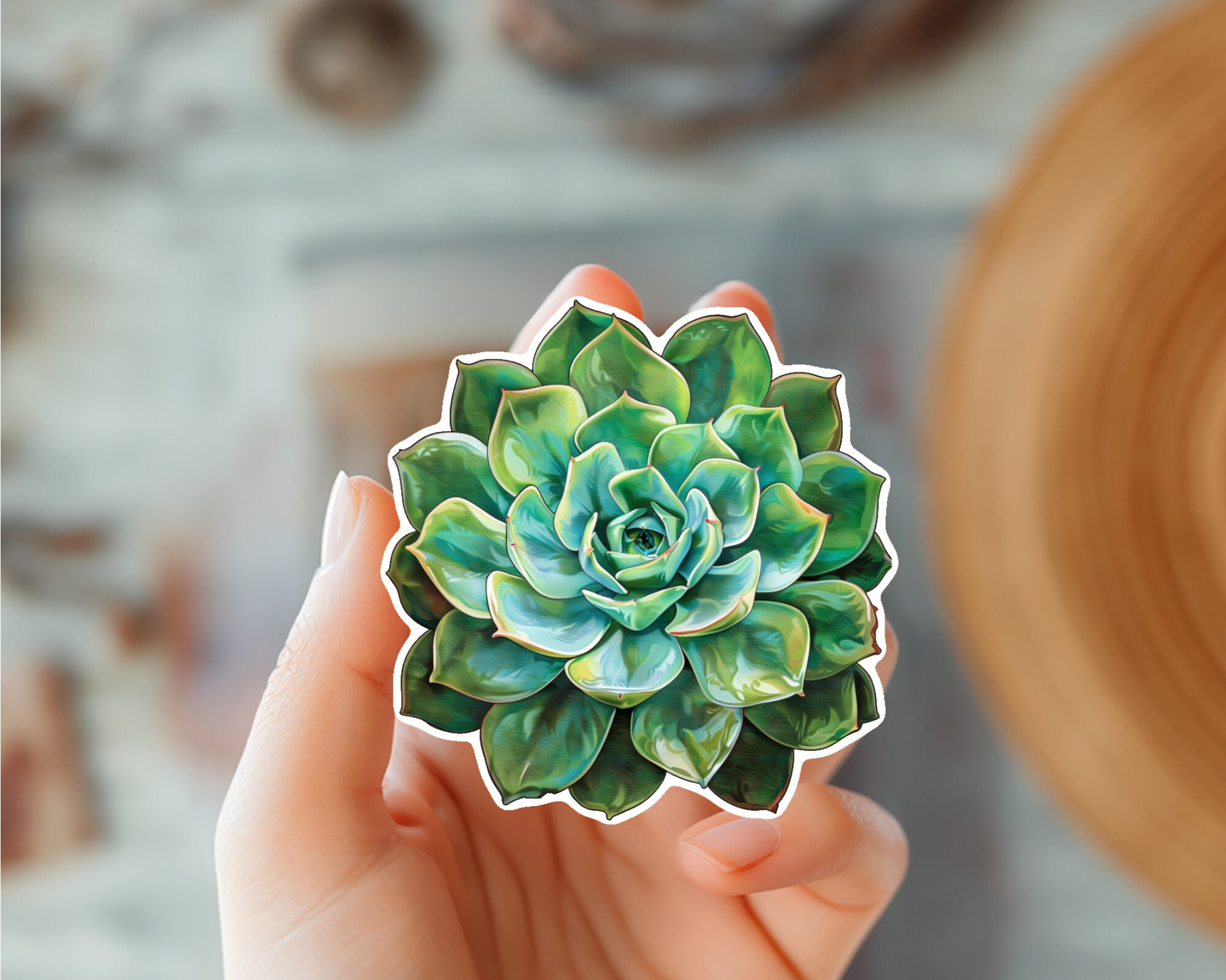 Adesivo per piante grasse, adesivo per piante da interno, adesivo per giardiniere, adesivo per mamma e papà di piante, regalo per amanti delle piante,