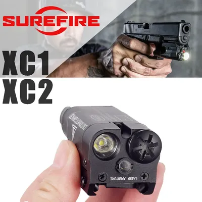 Tactical XC1 XC2 Flashlight P320 Glock 17 G17 G19 Airsoft Pistol Gun WeaponLight Scout Light Accessories Fit 20mm Picatinny Rail