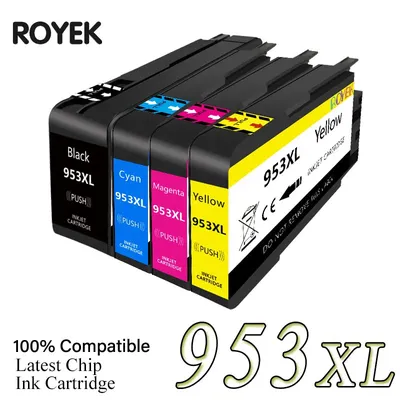 953XL Ink Cartridges For HP953 953 XL Compatible with For HP Officejet Pro 7720 7730 7740 8710 8715 8718 8720 Printer