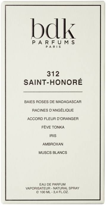 Bdk Parfums 312 Saint-Honoré EdP Spray 100 ml Gr. ONESIZE in . | Alcohol Denat.