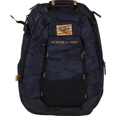 Rawlings Gold Collection Baseball Utility Backpack Black/Camo