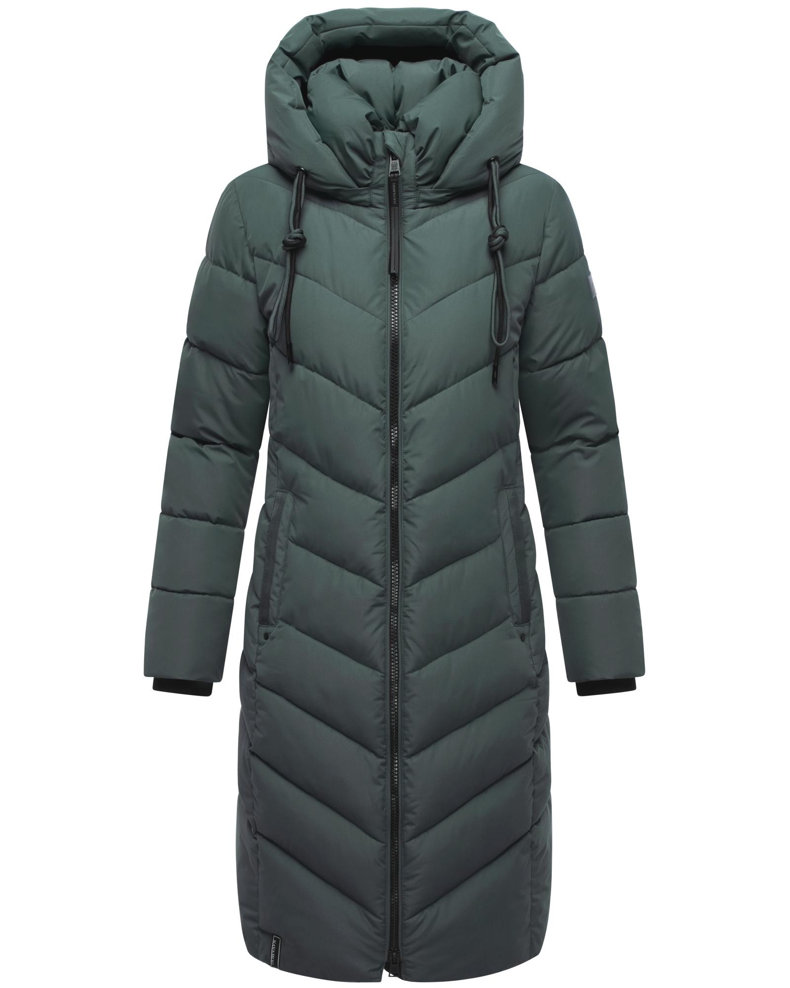 Steppmantel NAVAHOO "Sahnekatzii XIV", Damen, Gr. 6XL (52), graugrün, Oberstoff: 100% Polyester, Futter: 100% Polyester, Wattierung: 100% Polyester, Ärmelfutter: 100% Polyester, figurumspielend ca. Mitte Knie, hoch geschlossener Ausschnitt, Ärmel... Image