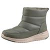 Winterboots SKECHERS "ON-THE-GO STELLAR", Damen, Gr. 41, grün (olivgrün), Lederimitat, casual, Schuhe, Snowboots mit gestepptem Schaft