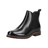 Stiefelette TAMARIS "Tamaris Stiefelette Leder/Textil", Damen, Gr. 36, schwarz, Leder, Textil, casual, Schuhe