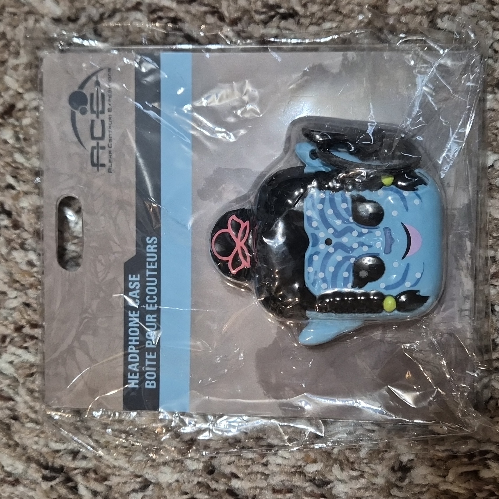 Disney Headphones | Disney Shop Avatar Headphone Case Holder Keychain New Nip | Color: Black/Blue | Size: Os