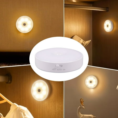 Motion Sensor Light Indoor USB LED Staircase Light Motion Sensor Wireless LED Night Light Auto On/Off Stairway Corridor Bedroom Kids LED Night Light Xinsrenus Under $5! Motion Sensor Light