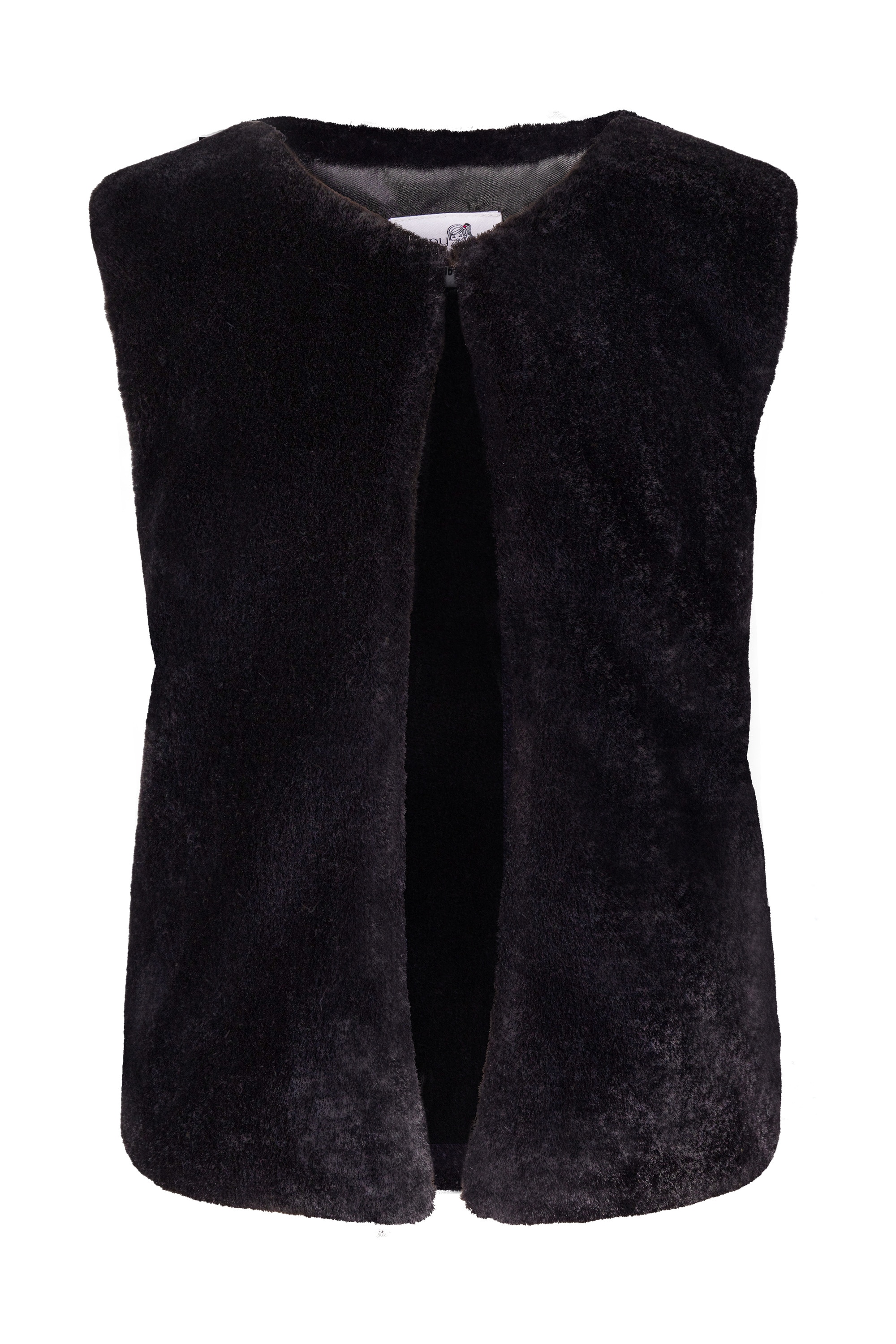 Sommerkleid HAPPY GIRLS "vest", Mädchen, Gr. 128, EURO-Größen, schwarz, Stoff, 100% Polyester, normal, Kleider Image