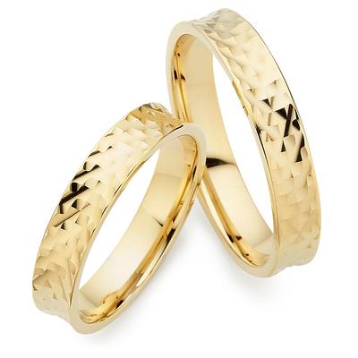 Trauring PHÖNIX "Schmuck, Partnerring, Ehering, Verlobungsring, Freundschaftsring" Gr. 51, gold (gelbgoldfarben), Fingerringe, 51, Silber 925 (Sterlingsilber), 4mm, Made in Germany Image