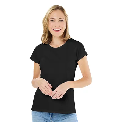 T-Shirt für Damen, schwarz Image