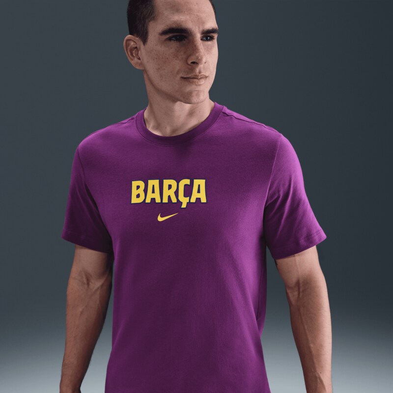 Barcelona Nike Crest T-Shirt - Lila Image