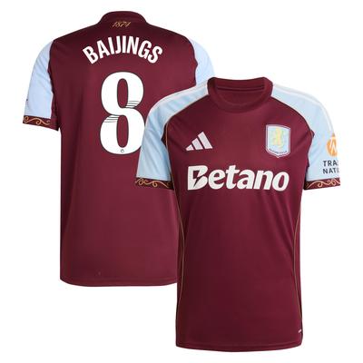 Aston Villa WSL adidas Heimtrikot 2025-26 mit Aufdruck Baijings 8 Image