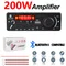 Amplificateur 200W Bluetooth 5 carte décodeur MP3 2*100W lecteur Audio 26V bricolage lecteur MP3 voiture Module Radio FM TF USB micro enregistrement appel