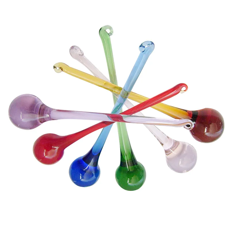 Gouttes de pluie en cristal de couleurs mélangées, pièces de lustre en verre de lampe, accessoires de rideau, 16x60mm, 20x80mm, 1 pièce