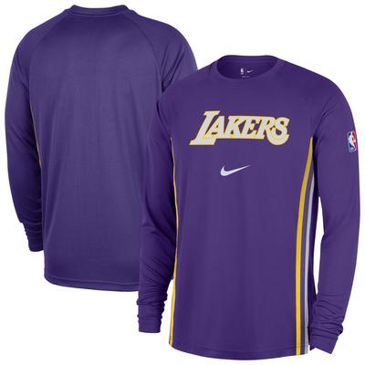 Los Angeles Lakers Nike Langärmliges Spieloberteil – Herren Image