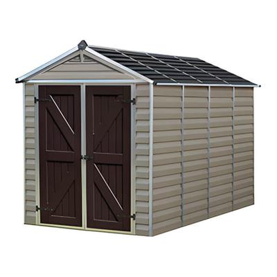 Palram-Canopia SkyLight 6' x 10' Storage Shed (Tan)