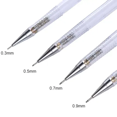 School Supplies Writing Art Painting Student Transparent Automatic Pencil Mechanical Pencil Propelling Pencil Movable Pencil