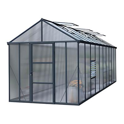 Palram-Canopia Glory 8' x 20' Greenhouse Kit (Grey)