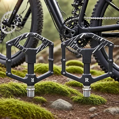 NPY Bike Flat Pedal Platform Bearing Dual Function Fit SPD System Aluminum Alloy Mountain Bike Pedal Bicycle Part Bike Pedals