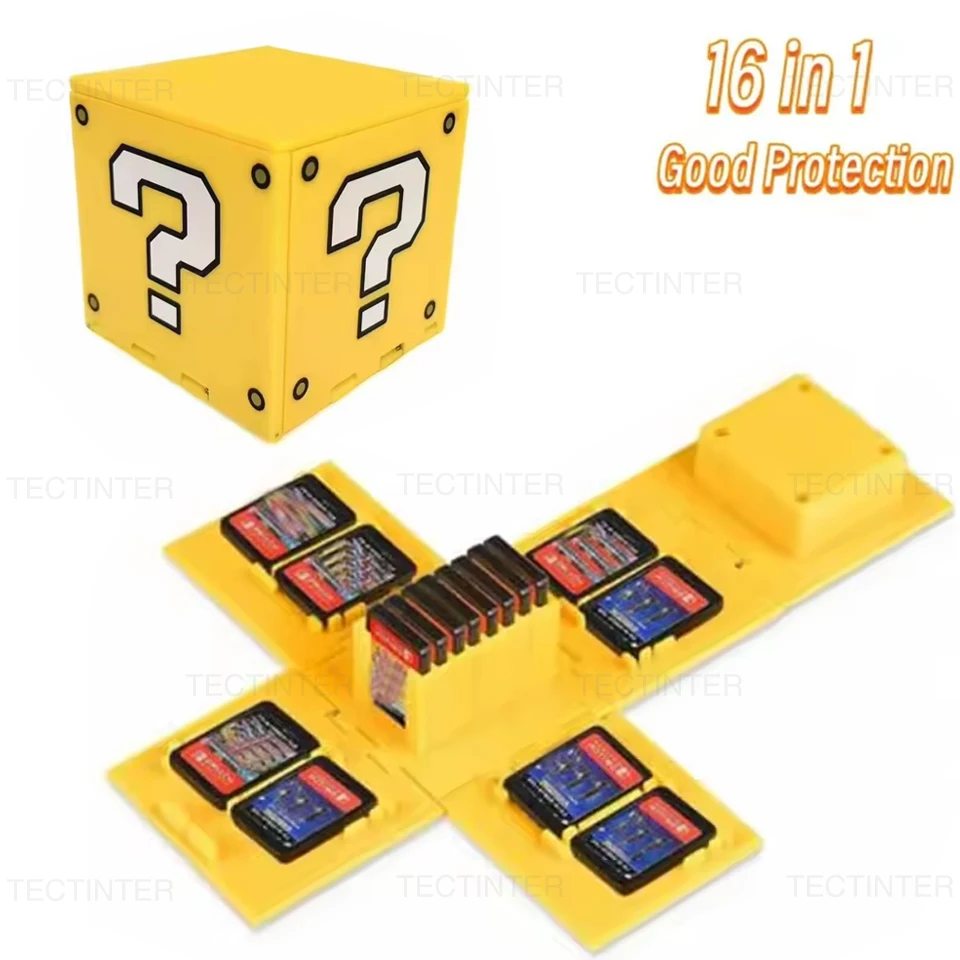 16-in-1-Spielkartenetui für Nintendo Switch 2/Switch/Oled/Lite, tragbare Aufbewahrungsbox, Spielkassettenetui für NS Switch-Zubehör Image