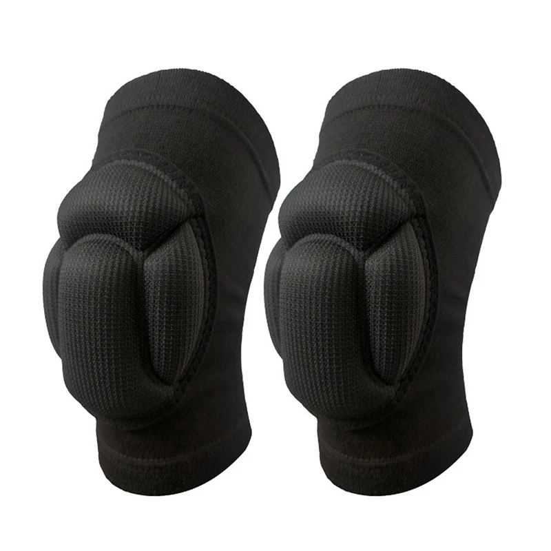 1 paar Verdickt schutz Sport Kneepad Männer Elastische Knie Pads Unterstützung Fitness Getriebe Basketball Brace Protector Männlichen Rutschfeste Pad Image