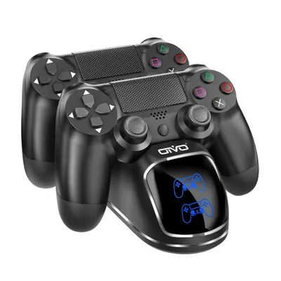 For PS4/PS4 Slim/PS4 Pro Controller Charger Dock Station Fast PS4 Controller Charging Dock Replacement for PlayStation 4 Charger