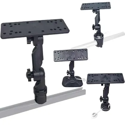 Kayak Canoe Fishfinder Mount Boat Sonar Holder for Garmin, Lowrance & Raymarine Marine Dinghy PVC Boat GPS Holder Plate