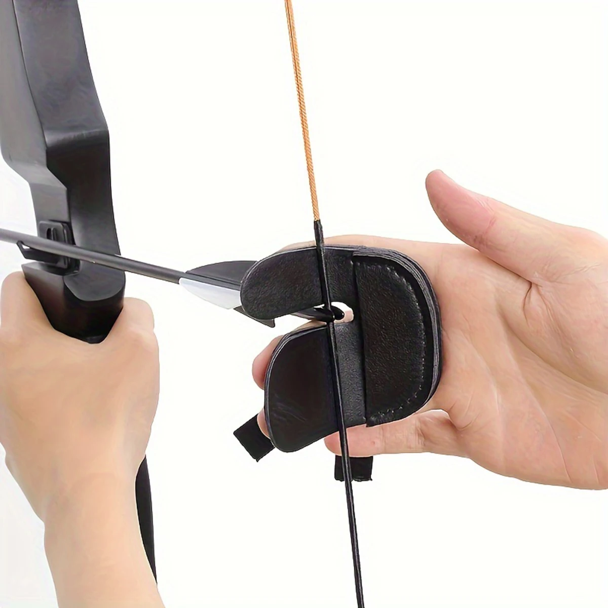 Arm- und Fingerschutz-Sets, Outdoor-Jagd-Pfeil- und Bogen-Arm- und Fingerschutz-Sets, Schieß- und Bogenschießen-Schutzausrüstung Image