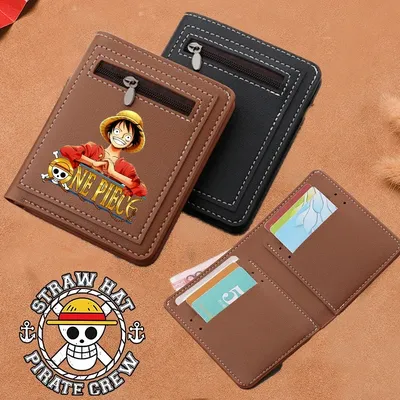 One Piece MEN Short Wallets luffy Coin Purse Bags for Men Female Wallet Lady Money Bag Wallets for Women Purse Wallets Gift
