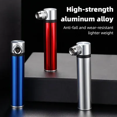 NPY Bicycle Pump Mini Portable Aluminum Alloy Bike Pumps Air Pump Mountain Cycling Tire Inflator Bike Valves Bicycle Pump