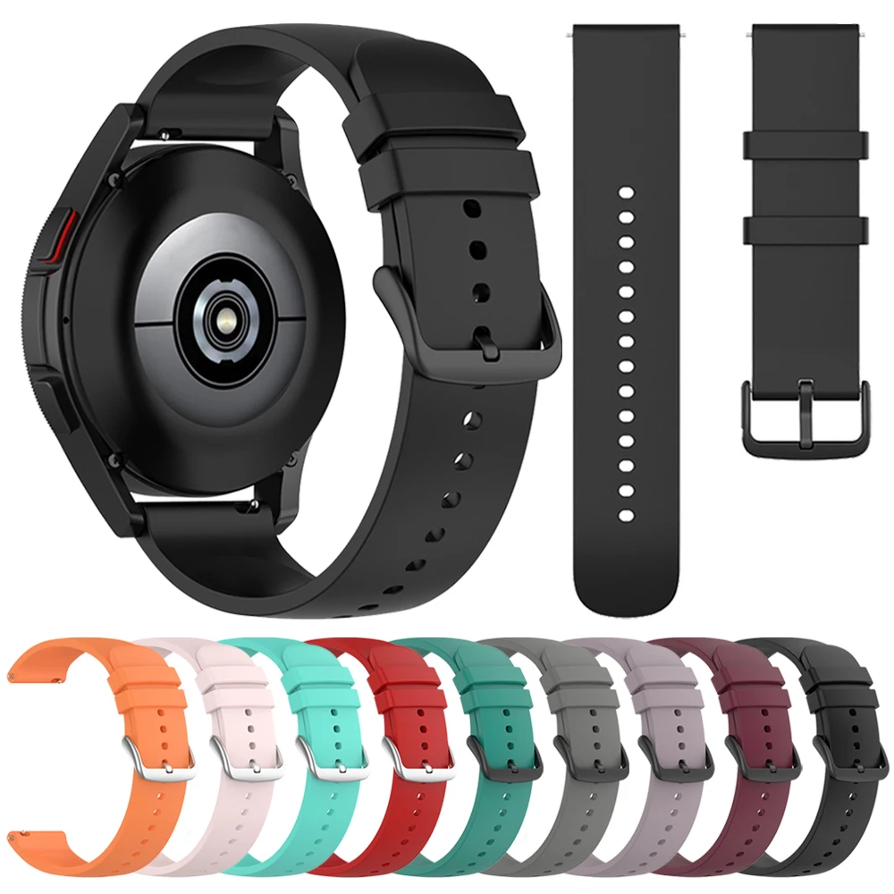 20 mm 22 mm Sport-Silikonarmband für Garmin Active 6 5 Venu sq 2 3 Forerunner 265 570 165 Vivoactive 6 Ersetzen Sie das Armband Image
